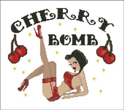 (image for) Cherry Bomb Sexy Pin up Girl